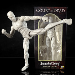 Immortal Ivory Male – Court of the Dead Action Figure Blank 1:18 Scale