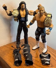 DIESEL & SHAWN MICHAELS ringside exclusive WWE wrestling lot CLASSIC FIGURES