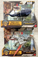 JURASSIC WORLD SURVIVAL DUNKLEOSTEUS & MUTADON STRIKE ATTACK **NEW**