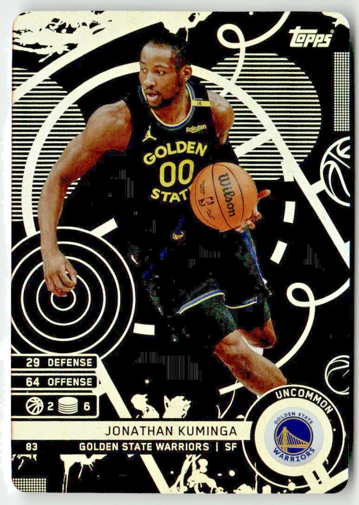 2025-26 Topps Match Attax Uncommon Black 5 Card Top NBA Players Deal