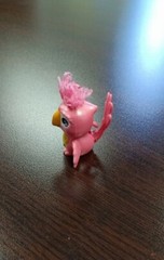 Pink Parrot Bird Toy Figure Doll Accessory Pet Used Fast Shipping Toy
