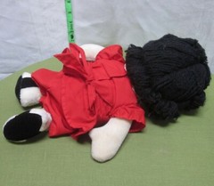 LUCY VAN PELT plush doll Peanuts toy 1980s comic-strip Charles M. Schulz