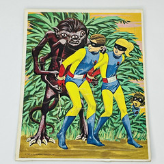 Complete Whitman Space Ghost Frame Tray Puzzles Box Set 4 Hanna Barbera Vintage