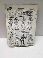 Remco US Forces Defenders of Peace New On Card Airman John US 4
