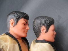 2 Vintage Durham Bruce Lee Kung Fu Karate Action Figures AS IS for Parts