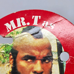 VINTAGE 1983 GALOOB A-TEAM MR. T B A BARACUS ACTION FIGURE NEW ON CARD – WEAR