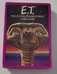 E.T. THE EXTRA-TERRESTRIAL Card Game Parker Brothers 1982 COMPLETE