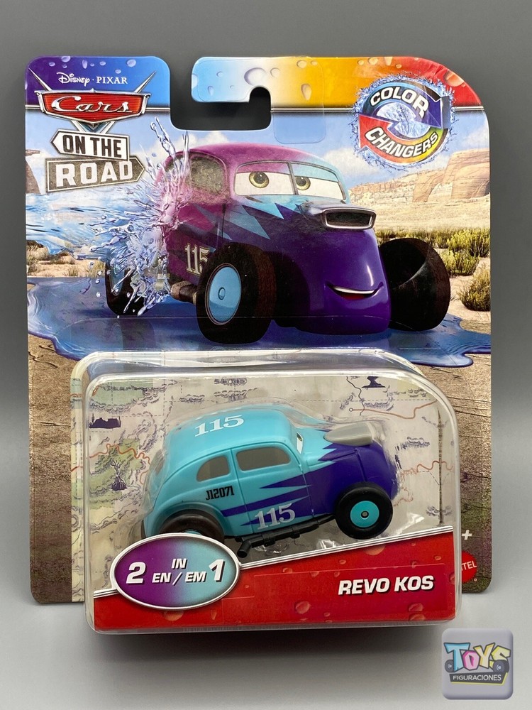 Disney Pixar REVO KOS Cars On The Road Color Changers 2022