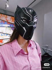 US! 1/1 Black Panther Helmet Killerbody Wearable Mask LED Base Cosplay Colletion