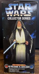 Star Wars Collector’s Series Obi Wan Kenobi vs Darth Vader 12″ Figures Kenner
