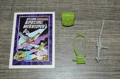 1985 Gijoe Covert Operations Lady Jaye ( Weapons & Action Card ) Original Parts!