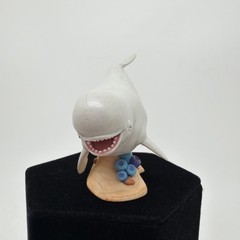 Disney Pixar Finding Dory Bailey White Beluga Whale Figure 4″ Cake Topper PVC.59