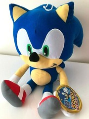 Giant NEW XLarge Sonic the Hedgehog 17″ Blue Plush Toy.Soft NWT