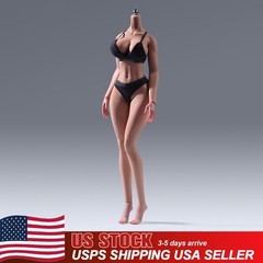 YM YM501M 1/6 Female Action Figure Body 12in Suntan Skin Large Chest Soldier Toy