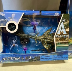 AVATAR WORLD OF PANDORA MCFARELANE TOYS NETEYAM& ILU MOUNTAIN BANSHEE LOT OF2NEW