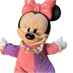 VTG Disney Mattel Huglight Minnie Sleepytime Friend Mattel Rubber Face Untested