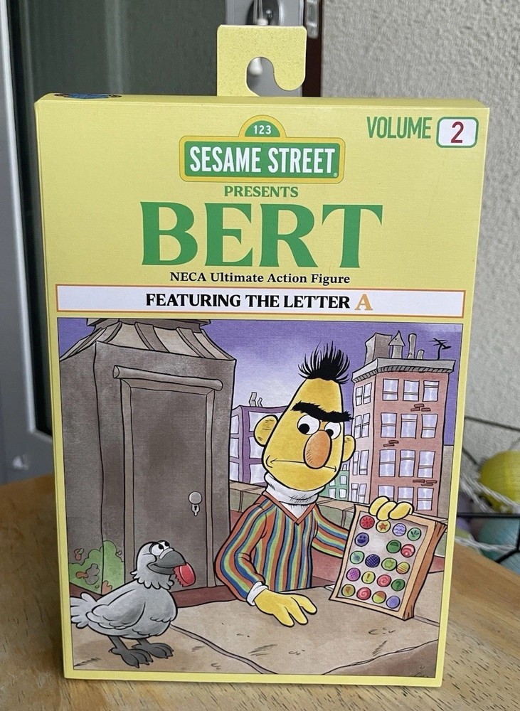 NECA Sesame Street Bert Ultimate Action Figure Sealed
