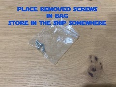 Wall Mount Bracket for Star Wars BMF Millennium Falcon 2008 TLC VC Smugglers Run