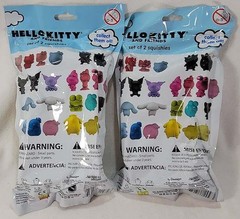 Hello Kitty & Friends Squishies Mystery Bags Set of 2 Sanrio New Toy Fun Gift