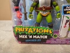 TMNT Teenage Mutant Ninja Turtles Mutations Mix N Match ARMORED LEO LEONARDO NEW