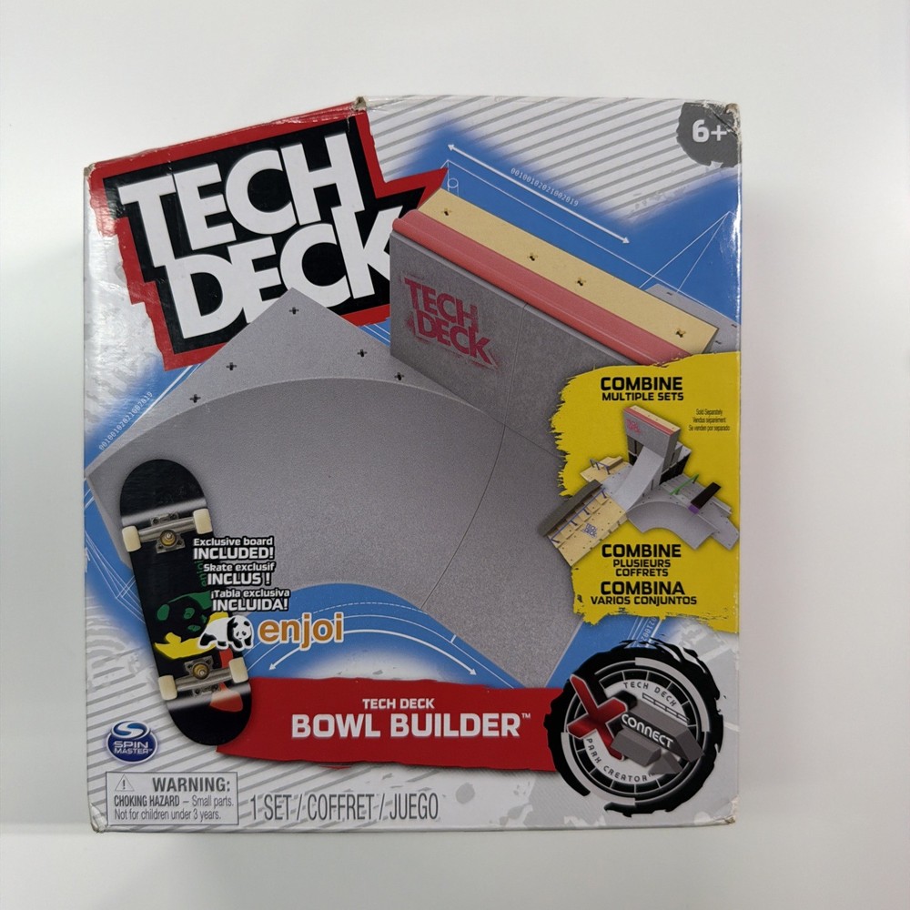 Tech Deck Bowl Builder Set X Connect Park Creator Customizable Ramp enjoi Board