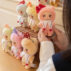 Liila Lucky Cat Series Plush Pedant Dolls Confirmed Blind Box Toys Figure Gift
