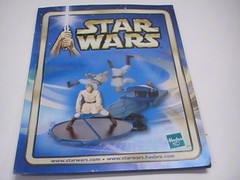 2002 Hasbro Star Wars 3 3/4″ Action Figure Checklist Advertising Material