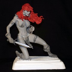 RED SONJA~STATUE~AH!~EXCLUSIVE~*DIAMOND EYES*~LE 138~DYNAMITE ENTERTAINMENT~MIB