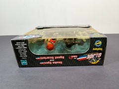 GI Joe vs Cobra SNAKE EYES AGENT SCARLETT ToyFare 3.75″ Action Figure Set 2002