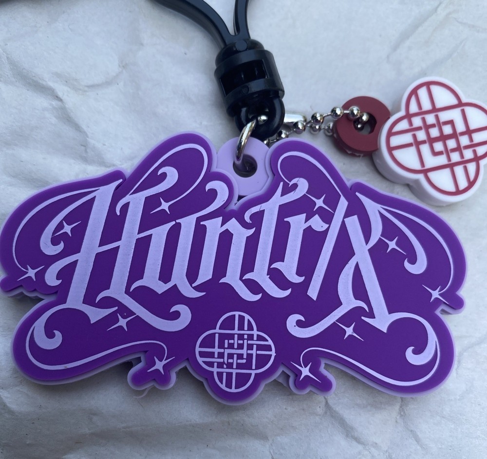 Monogram NETFLIX K-Pop Demon Hunters Figural Bag Clip HUNTR/X LOGO w/ CHARM New
