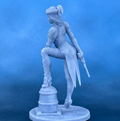 Steampunk Headhunter Action table figurine. 40mm Resin Figure