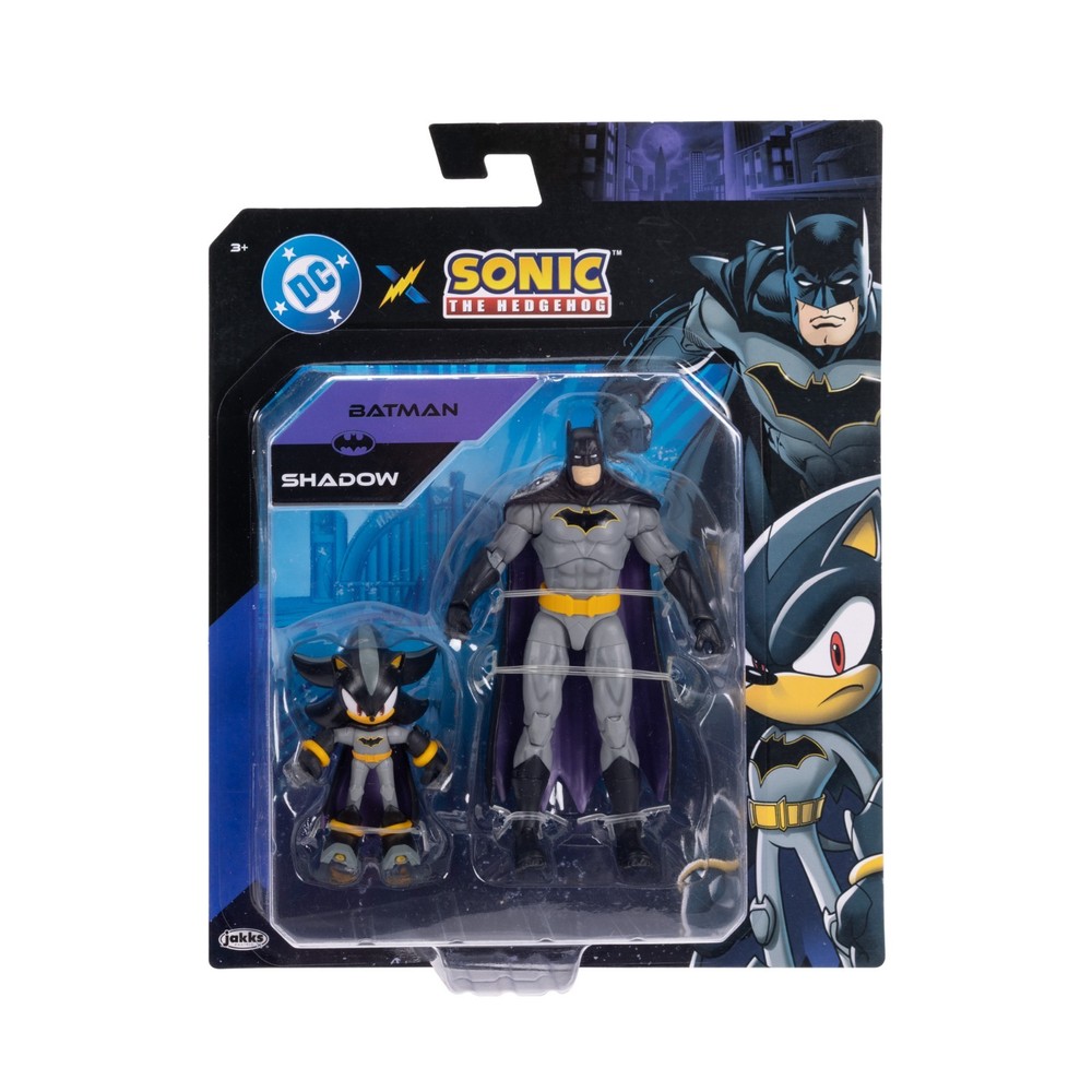 Shadow and Batman Sonic DC Jakks Pacific Multi Pack Figure Set Brand New