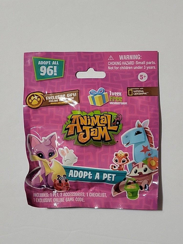 Animal Jam Adopt a Pet Sampler Blind Pack SEALED NEW