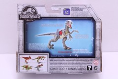 2017 Mattel Jurassic World Velociraptor “Blue” Battle Damage Dinosaur FNB33