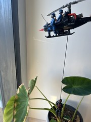 G.I Joe Cobra FANG Winch Add-On Helicopter 3D Printed Custom