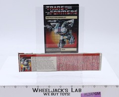 Jazz 100% Complete Vintage 1985 G1 Transformers Hasbro Action Figure
