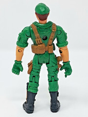 Lanard 2003 The Corps! Rick 4″ Articulated Figure Commando Force Ranger green
