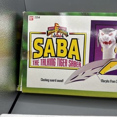 Bandai Mighty Morphin Power Rangers 1994 SABA “The Talking Tiger Saber” in box