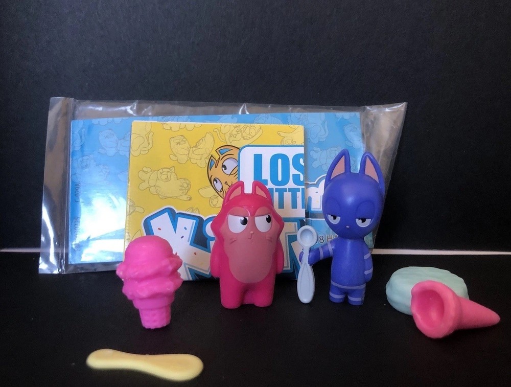 Lost Kitties Kit-Twins Series 2 Sir Spoon & Mr. Sammy Figures Accessories New