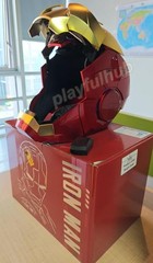 AutoKing Iron Man MK5 Helmet Mask Jarvis Voice-control Open-close Light-up Mask