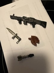Vintage Coleco Rambo Force Of Freedom Fire Power RAMBO Weapons Lot 1986