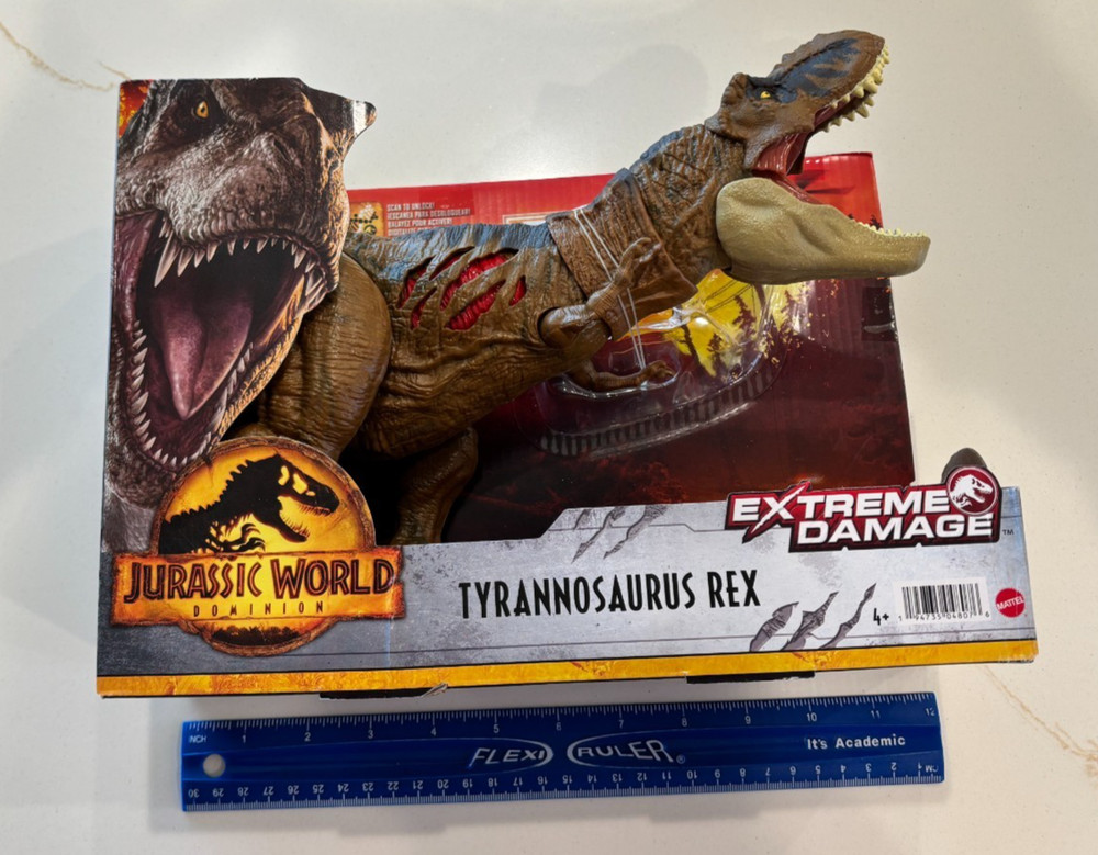 Jurassic World – Extreme Damage Tyrannosaurus Rex – T-Rex Licensed 48cm
