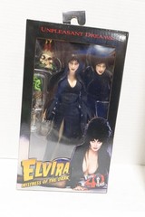 NECA Elvira Mistress of the Dark 8″ Action Figure Unpleasant Dreams BOX HAS WEAR
