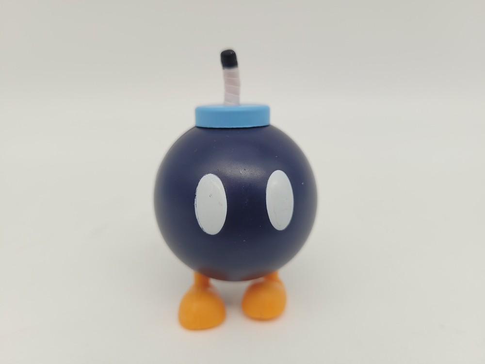World Of Nintendo Super Mario Bob-Omb Figure Jakks Pacific Bomb Figure 2.5″