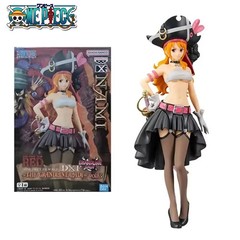 One Piece Nami Figure – 19.5cm Black Outfit (Film Red) PVC Collectible