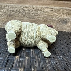 4.5” PVC Figure Male Ram Spiral Horns Textured