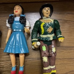 Wizard of Oz Lot 4 Action Figures Characters 1988 MGM Turner 4″ Jointed