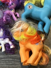 Large Lot Of Vintage My Little Pony- Various Years 80s-2000s