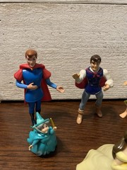 Vintage Disney Toy Play Figures, Prince & Princesses Cake Toppers Lot Of 6-Party