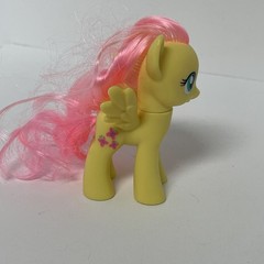2010 Yellow Fluttershy My Little Pony 3” Figure Toy Hasbro